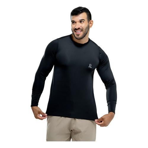 Camisa Térmica Masculina Segunda Pele Praia Surf Proteção Uv - Image 6