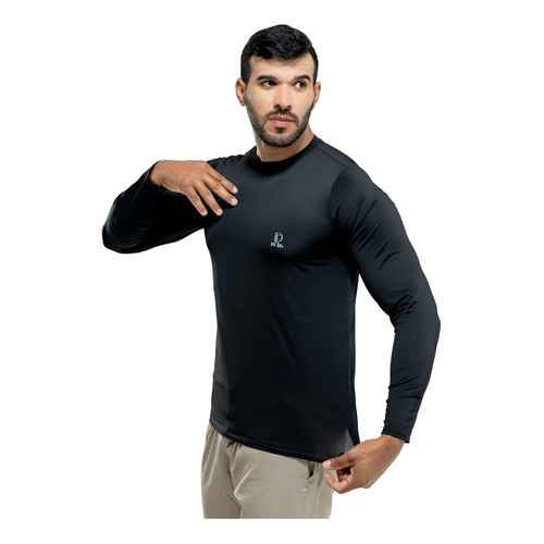 Camisa Térmica Masculina Segunda Pele Praia Surf Proteção Uv - Image 4