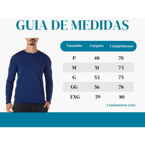 Camisa Térmica Masculina Segunda Pele Praia Surf Proteção Uv - Image 3